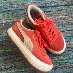 Puma Platform Orange Sneakers